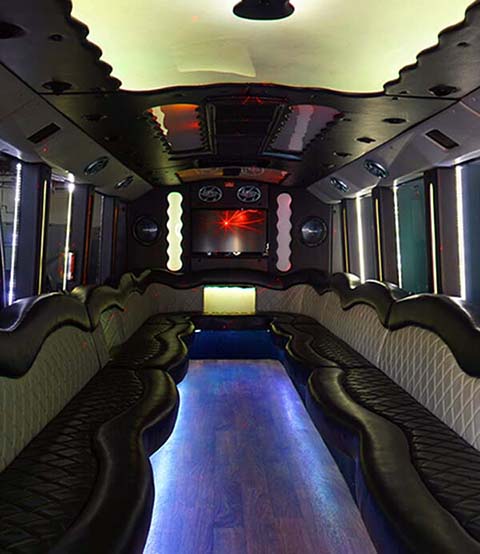 40 passenger party bus