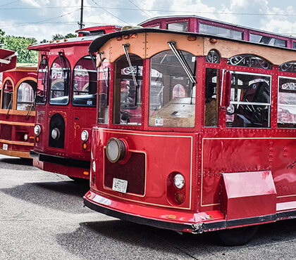 trolley rental baton rouge la