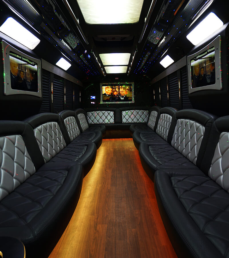 party limo bus interior