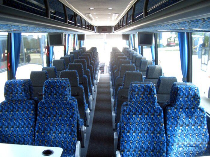 Baton Rouge bus with power outlets