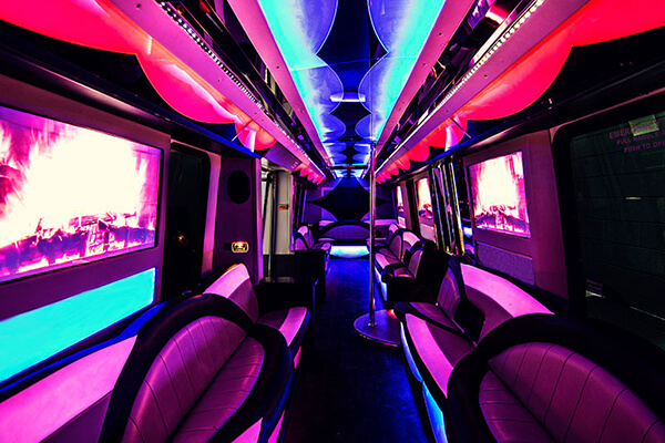 40 passenger party bus